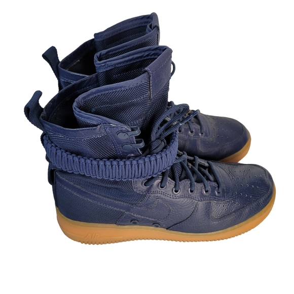 Nike Other - Nike Air Force High 1 AF1 SF SPECIAL MIDNIGHT NAVY BLUE 864024-400 Sz.8.5